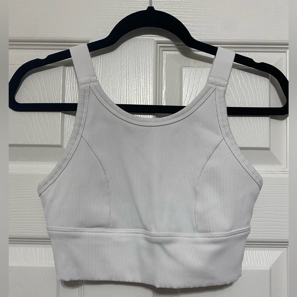 aerie high neck sports bra